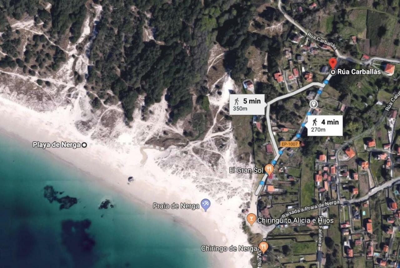 Casa De Rilo ,para 6/8 En La Playa De Nerga * Hio